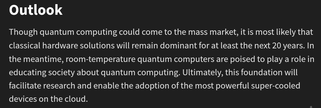 tsotchke's tweet photo. not a flattering article but near term solid-state quantum processors will be used educationally, which is exactly the purpose of our project: to educate the industry at large &amp; the general popular as to the importance of quantum computing to accelerate industry-wide development. https://t.co/iXpaPPUATH
