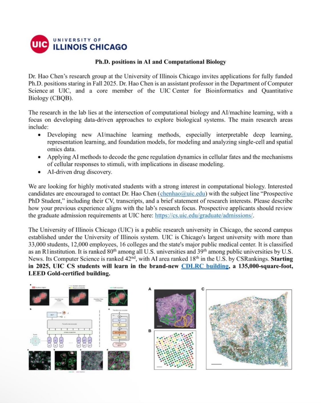 Felo Anifel on X: &ldquo;Fully Funded Ph.D. positions in Al and 