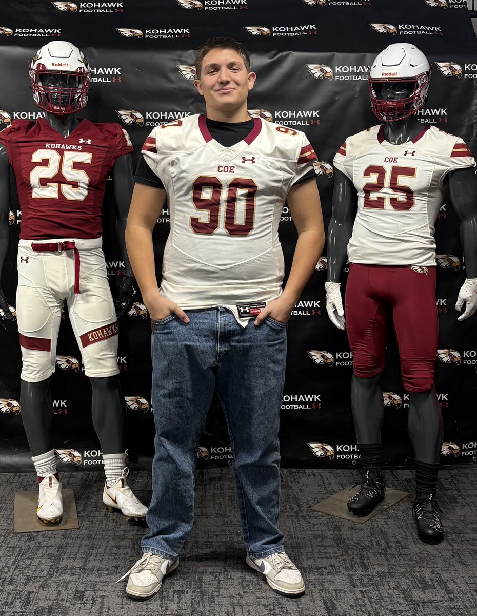 I’m so grateful that I had the opportunity to visit <a href="/KohawksFootball/">Coe College Football</a> facility’s and talk to the staff