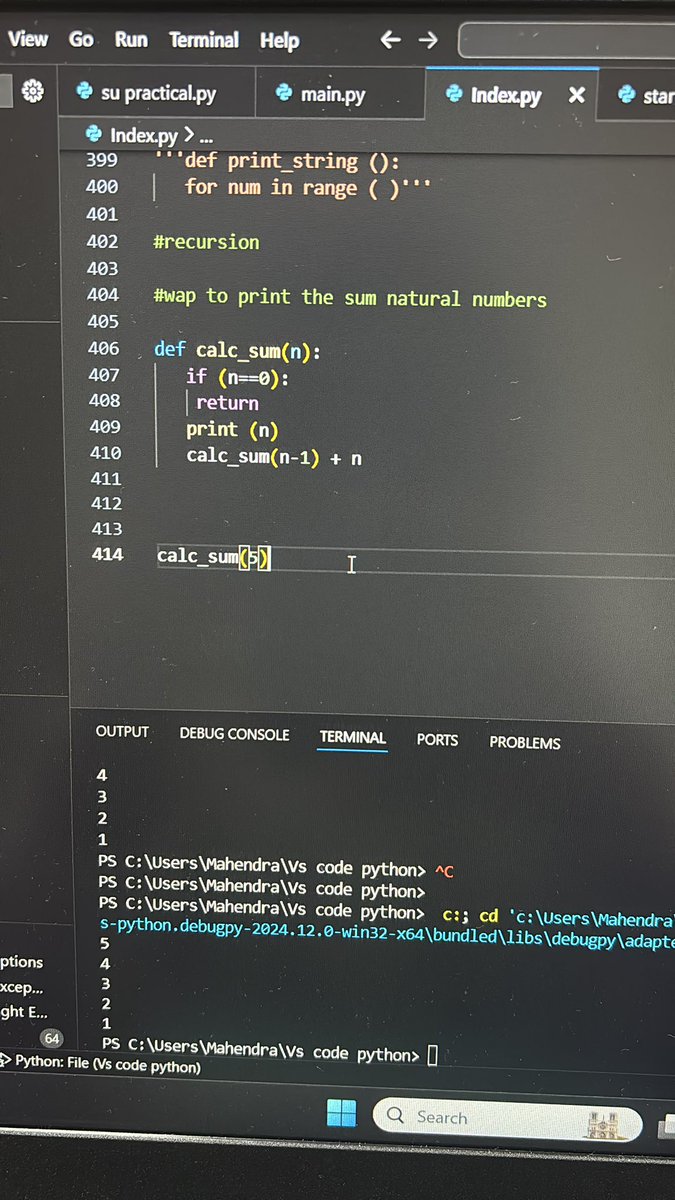 MahendrBishnoii's tweet image. Day-17 #codeinpython 

What’s Wrong Here???

#30daysofcode