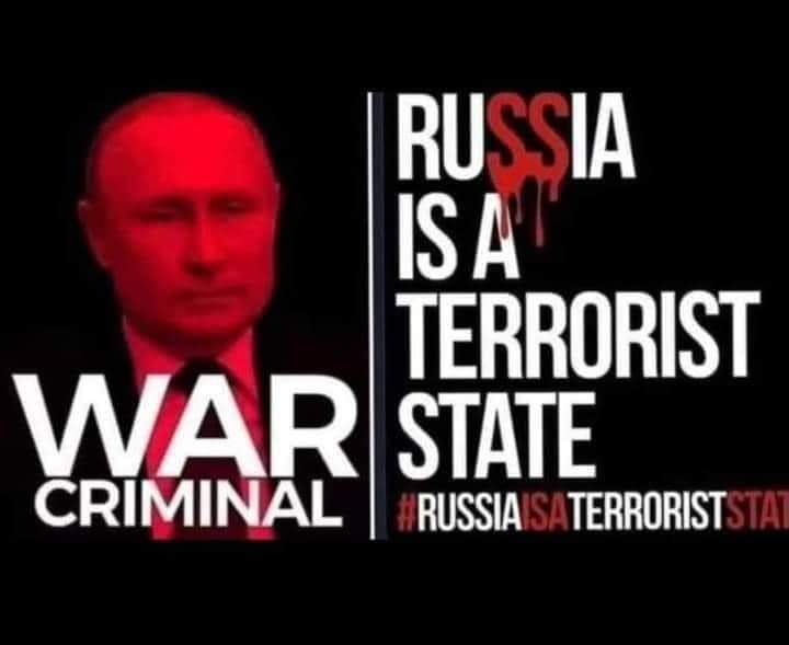 tugatripeira's tweet photo. @Tendar #RussiaIsATerroristState 
#AssadIsACriminal
#PutinIsaWarCriminal 
#MakeRussiaSmallAgain https://t.co/SyPczAtldw