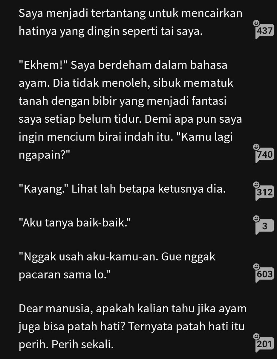 ranpujel's tweet photo. bukan ttg perkuliahan, ini sekilas ttg kisah cinta ayam 😊 https://t.co/ZbI2DapAYJ