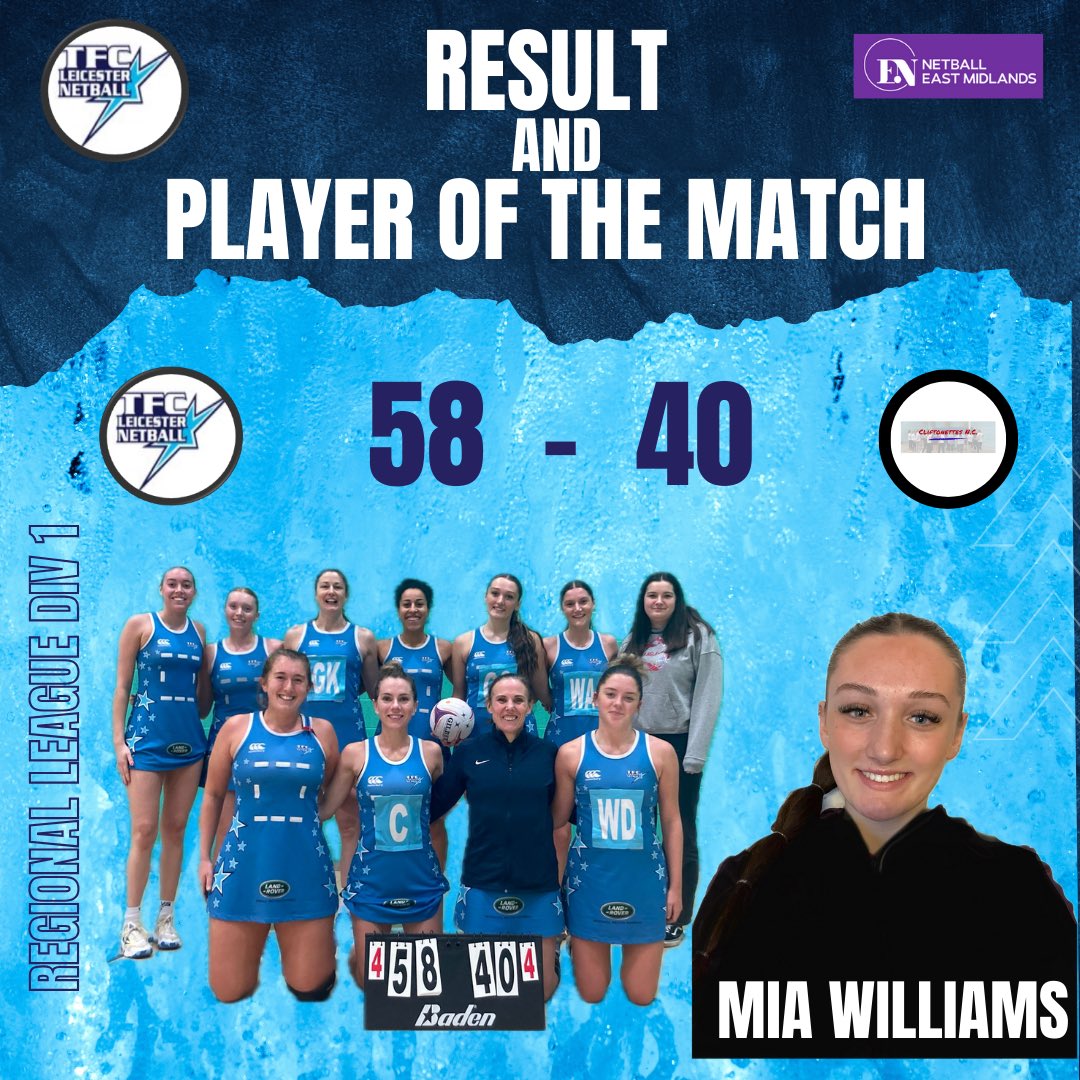 TFC Leicester Netball Club tweet media