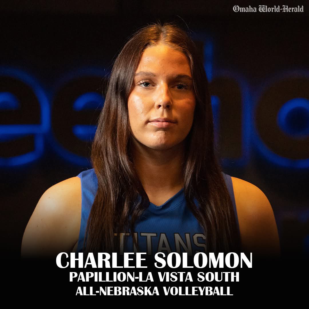 PLSouthTitanVb's tweet photo. Super proud of you @CharleeSolomon! Omaha World Heralds Honorary Captain of the All-Nebraska Volleyball Team! #TitanProud @PLS_activities #EmbraceTheChoice https://t.co/cdE8HSq77N