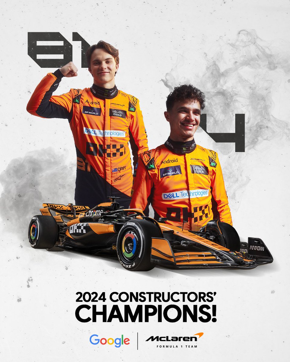 Congrats to <a href="/ZBrownCEO/">Zak Brown</a> <a href="/LandoNorris/">Lando Norris</a> <a href="/OscarPiastri/">Oscar Piastri</a> and the whole <a href="/McLarenF1/">McLaren</a> team for this historic championship! 🏆 Great race, terrific season.