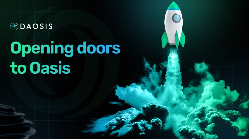 Daosis_Official's tweet photo. Fair token launches coming on @OasisProtocol 👇

✅ Mint tokens 
✅ Create / Participate in IDOs
✅ Propose &amp; Vote privately 
✅ Get rewarded in $Rose + shares of tokens funded on Daosis by HODLing $DSS

Daosis is proposing a new way to launch tokens (memes, utility &amp; more) https://t.co/7BGYSwbgua