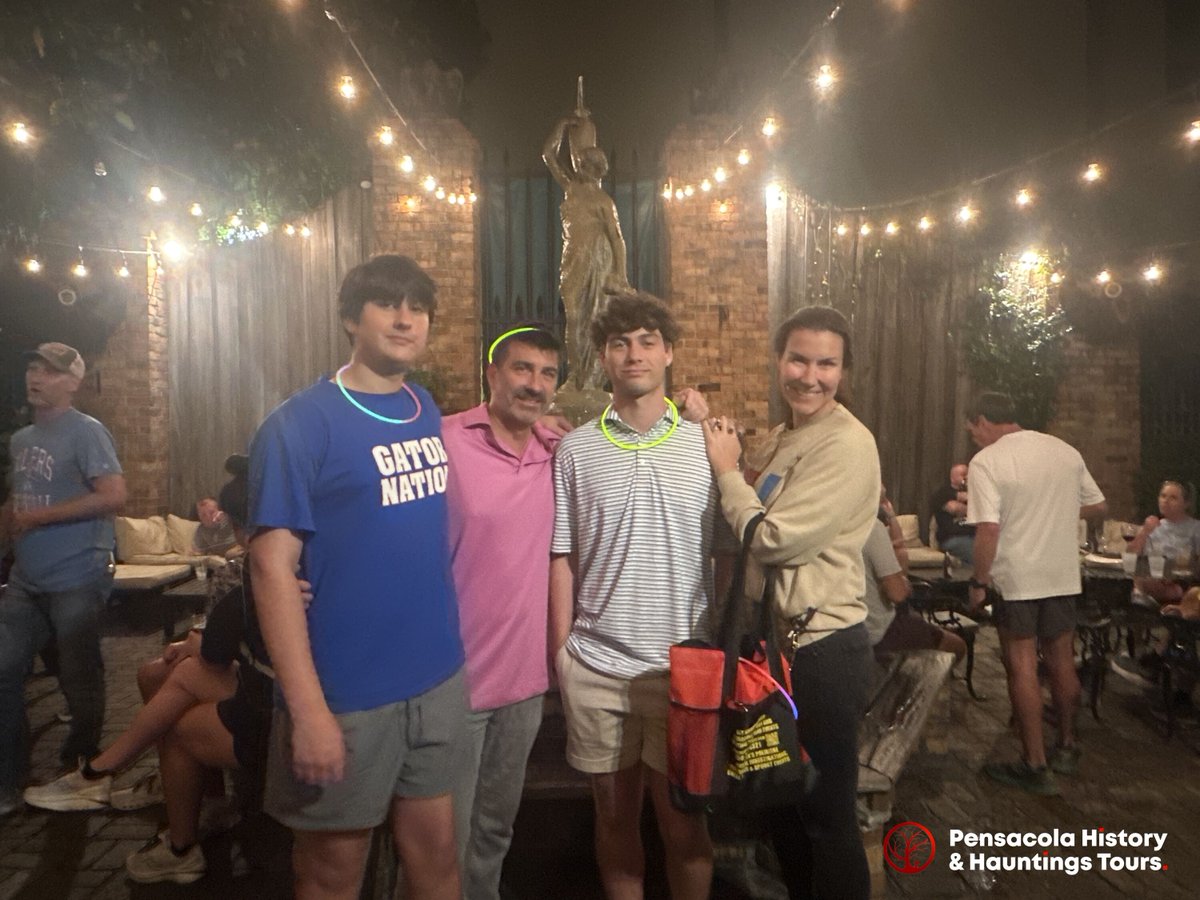 coldcasepsychic's tweet photo. Join the fun and embark on a spine-chilling adventure with Pensacola's Most Haunted: Ghost Tour and Scavenger Hunt! 👻🕵️‍♂️

Explore Pensacola's most infamous haunted spots, from historic buildings to eerie cemeteries. Uncover clues and dive into the supernatural history of each loc https://t.co/NRG41xarjB