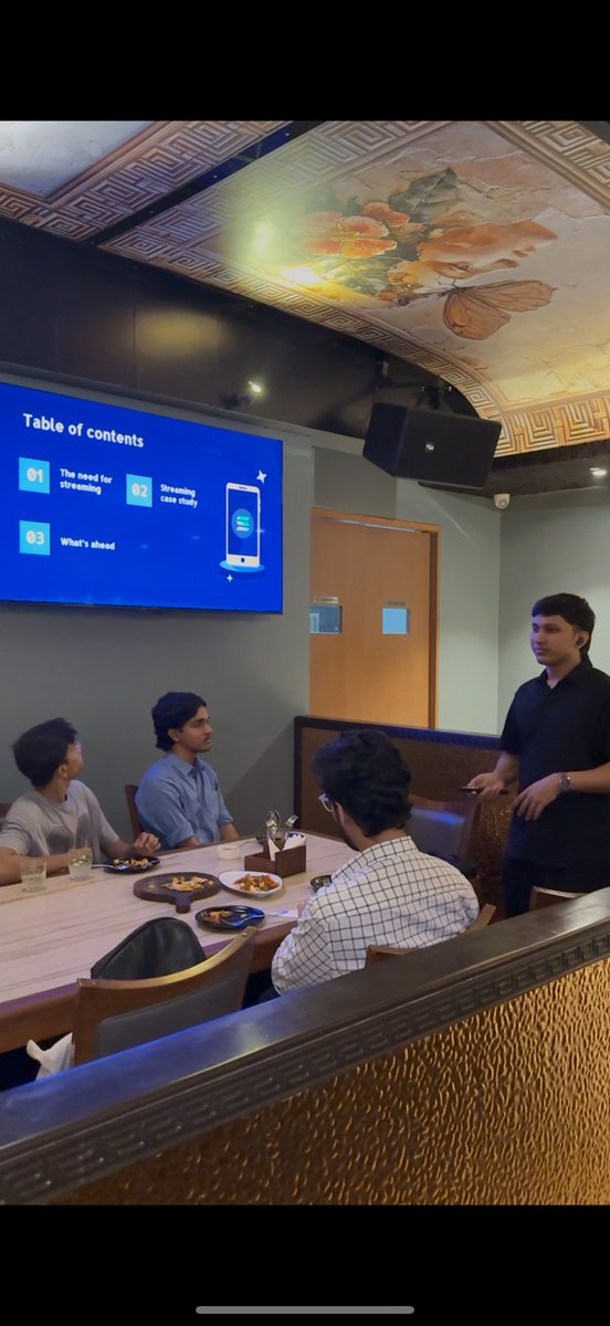 I_am_prathik's tweet photo. An amazing day with some streaming talks 📊 thanks to all the attendees it was very interactive and fun ❤️

Check out my talk ppt here : https://t.co/hLnhbp8Y6P 

Also give @RisingWaveLabs a follow we are building event driven infrastructure for future tech 👏 https://t.co/ZXCXwsBXhq