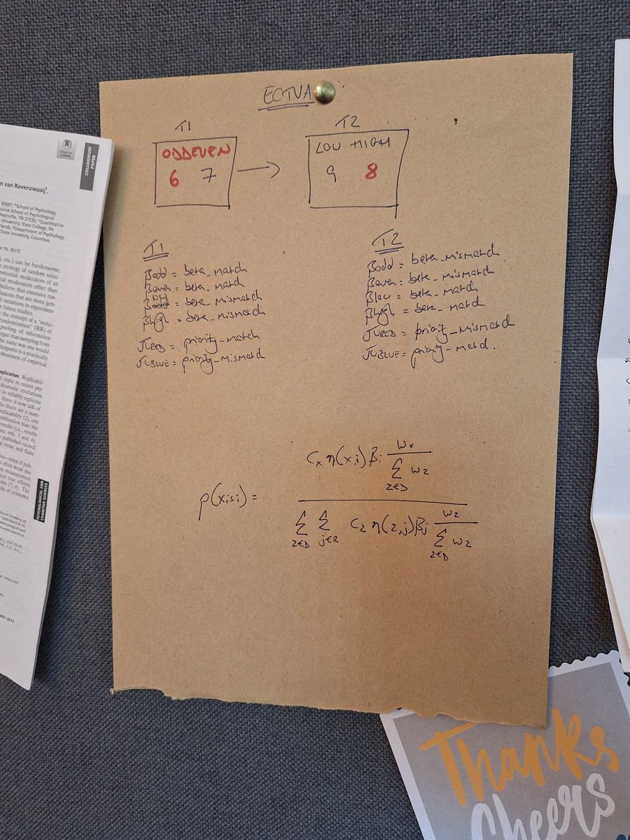 Once an idea (literally) written on the back of an envelope a few years ago to today being accepted in Journal of Experimental Psychology: Leaning, Memory, &amp; Cognition:

osf.io/preprints/psya…