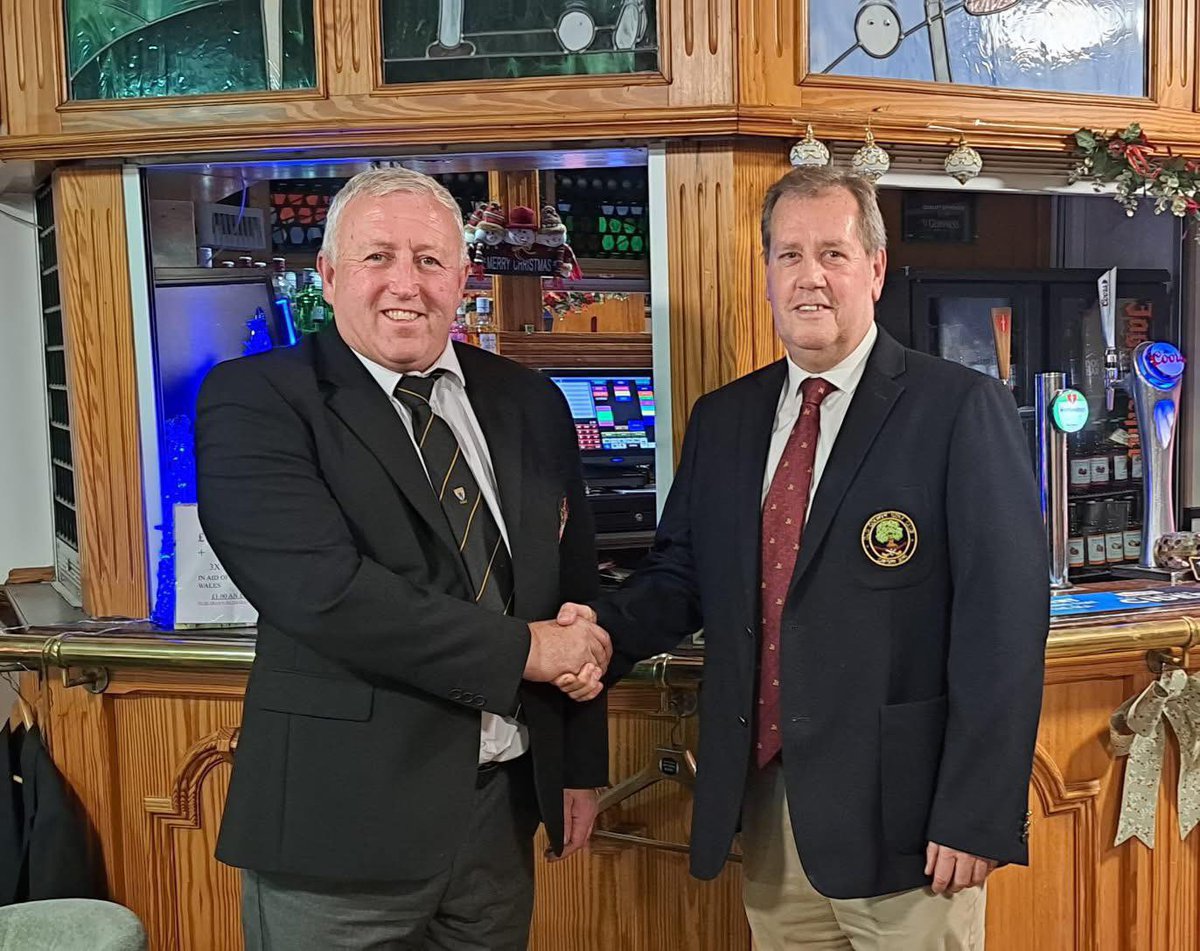 Old Colwyn Golf Club would like to extend their best wishes to all new officials who began their post for Denbighshire Golfing Union last week - including our very own Peter Evans who is now Denbighshire Vice Captain! 👏🏻👏🏻🫡
