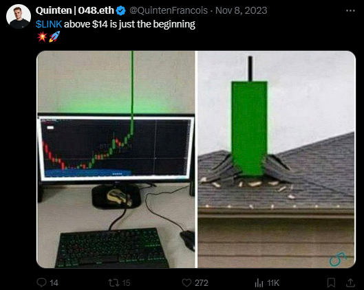 FrancoisEscro's tweet photo. Hopium... looks like this.
Urging people to buy.
Then "recommending" it at $40, $34, and $27.
Calling $14 "just the beginning."
And now acting like you discovered fire at $25 https://t.co/3kM1Y4moxr