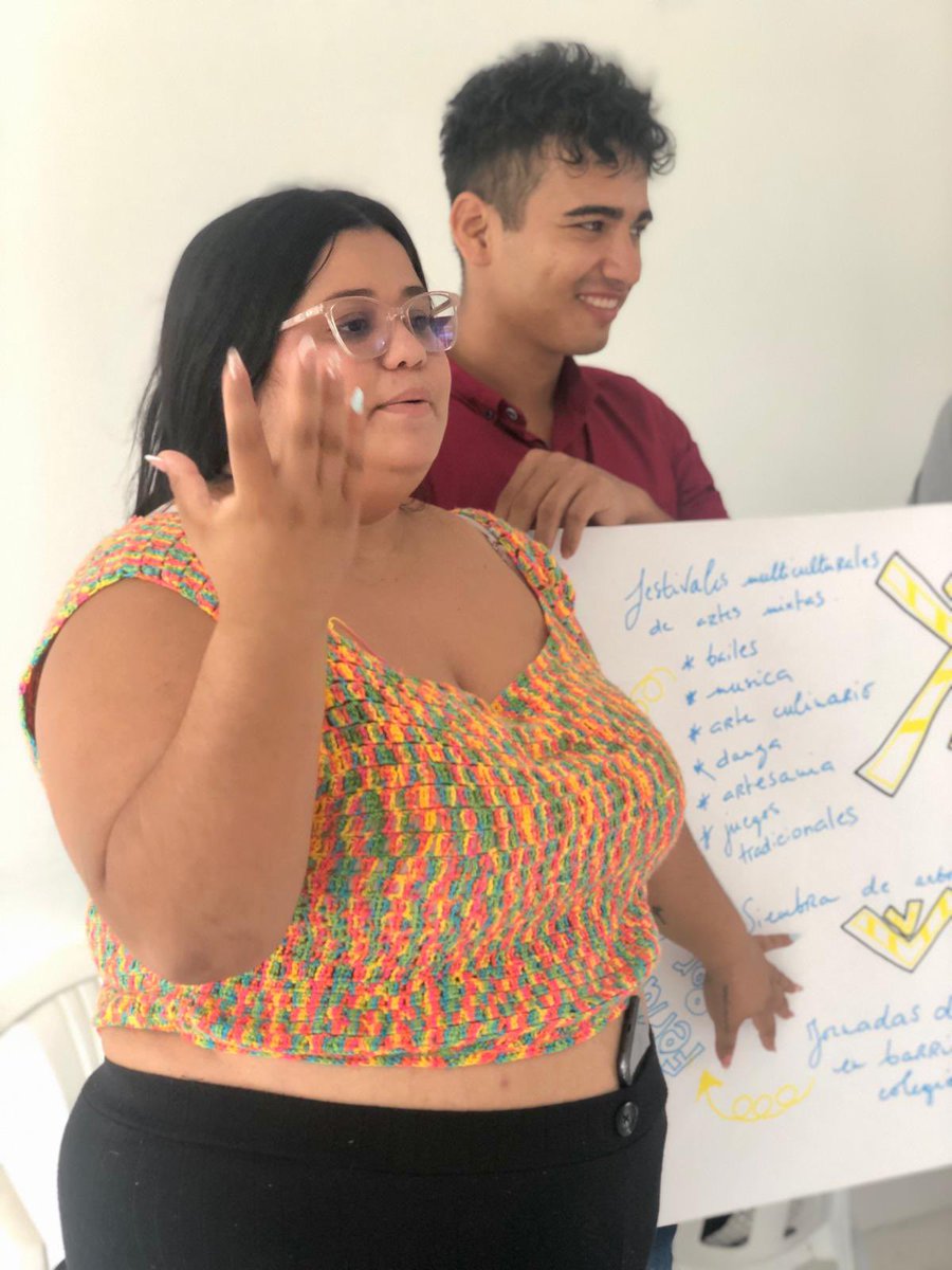 MisionONUCol's tweet image. Unos 30 líderes juveniles, entre firmantes de paz y miembros de la comunidad, dialogaron sobre el importante rol de la juventud en la construcción de paz desde el territorio. Durante el evento, se definieron acciones para la paz en el Oriente colombiano. #FirmesConElAcuerdo