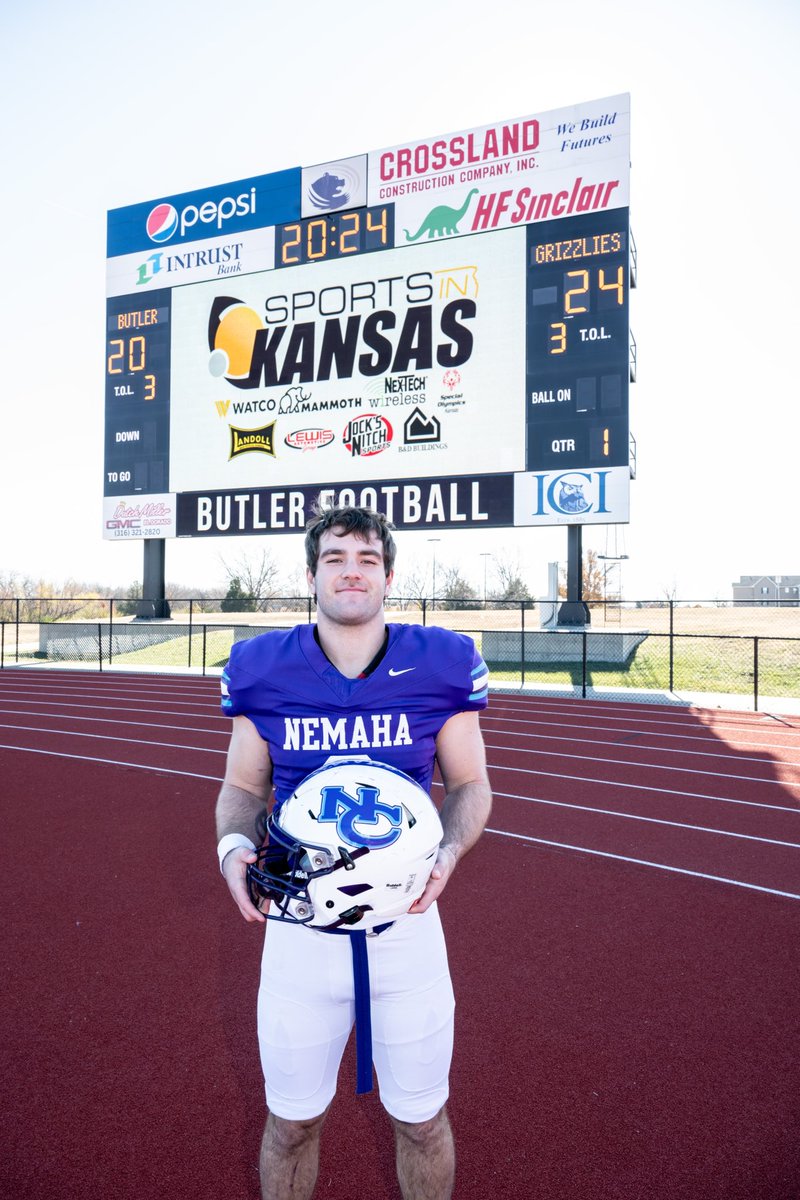 2024 Sports in Kansas 2A Offensive Player of the Year

Carter Hajek of Nemaha Central, Jr. QB/ATH

Hajek repeats as the 2A offensive player of the year as he led the Thunder to a 2A state runner up in a heartbreaking loss to SE of Saline in the bid for a NC three peat. Hajek