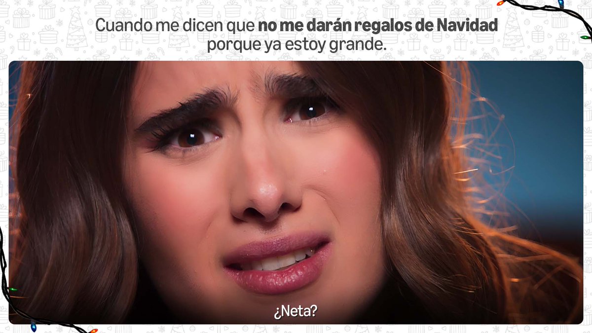 PrimeVideoMX's tweet photo. Mejor díganme que ya no me quieren y listo. 🥹🎄 #HastaLaMadreDeLaNavidad #GalaMontes https://t.co/3Dxxy5OsDA