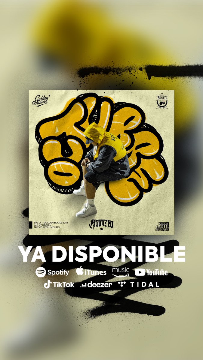 BronzesMx's tweet photo. DISPONIBLE AHORA 

“Octubre” 🅾️

En todas las plataformas digitales 
https://t.co/4TGLZza9ma

#BoxingMexico #Bydrasee #GoldenHouse https://t.co/T2yuIe6tcy
