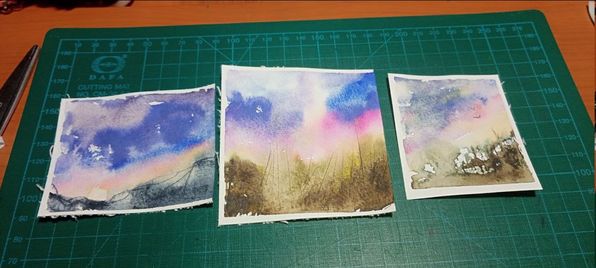 captainh00well's tweet image. Сьогодні трошки акварельних дудлів як практики фонів та абстрактного ландшафту. 
#watercolors #acrilyc #doodleart #doodles #landscape