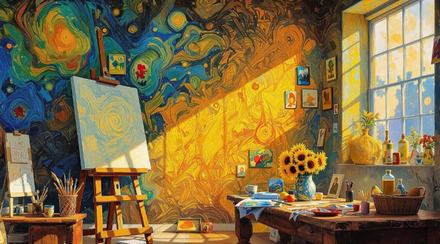 aantikkutuphane's tweet photo. Vincent van Gogh, sanat tarihinin en etkileyici ve en tanınmış isimlerinden biri. Kısa ama yoğun bir sanat kariyerine sahip olan Van Gogh, eserlerinde duygularını, içsel çatışmalarını ve doğaya olan hayranlığını renklerle anlatmaya çalışmıştı. https://t.co/uFhHWVXg1b
