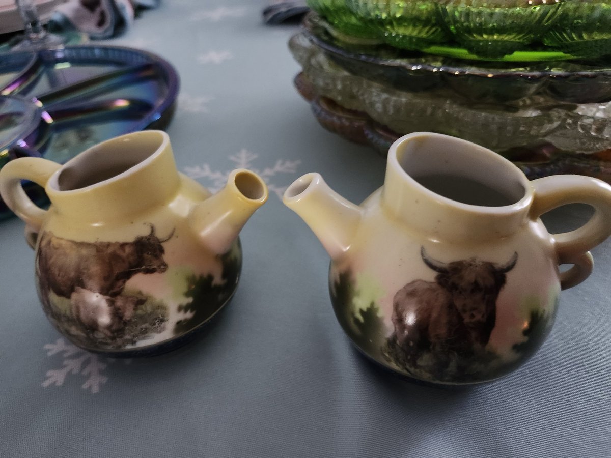 TweetyTea19's tweet image. I bought these a little while ago when I was #antiquing and I have no idea what they are? I do Google search it comes up with teapot, I know it's not. Thinking gravy? Does anyone know? Greatly appreciate it.