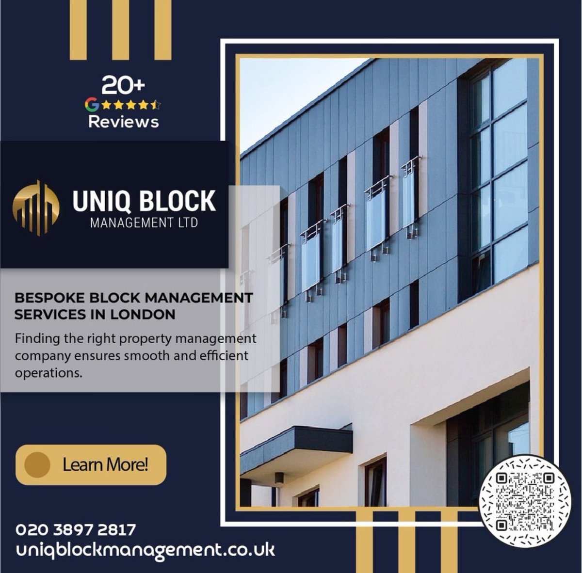 BlockUniq's tweet photo. Bespoke Block Management Services in London
Finding the right property management company ensures smooth and efficient operations within residential blocks and estates. Uniq Block Management is a premier provider of block management services in London and its surrounding areas, delivering bespoke solutions tailored to each property’s specific needs. 

#estatemanagement #freehold #RTM #leasehold #propertymanagement #realestateinvestor #luxuryrealestate #rentalproperty #realestatelife #leaseholders #london