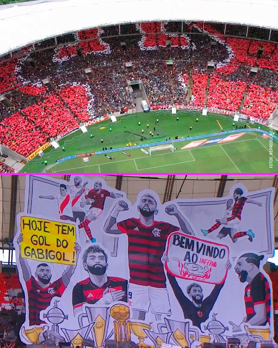 TNTSportsBR's tweet image. MOSAICO ABSURDO! 🔥💪🔴⚫
Se liga no mosaico que a torcida do Flamengo preparou pra se despedir do ídolo Gabigol! #BrasileirãoBetano
