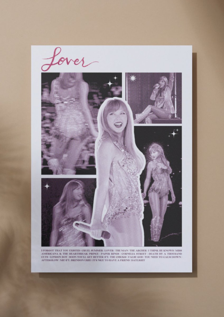 PosterphoriaCo's tweet photo. Celebrate (or mourn) the end of #TheErasTour with this collection of posters of Taylor's Albums (from Lover to The Tortured Poets Department) while the store still has a sale! #ErasTourVancouver #TaylorSwift https://t.co/ft4yKx02hC via @Etsy https://t.co/RL5pj58VFN