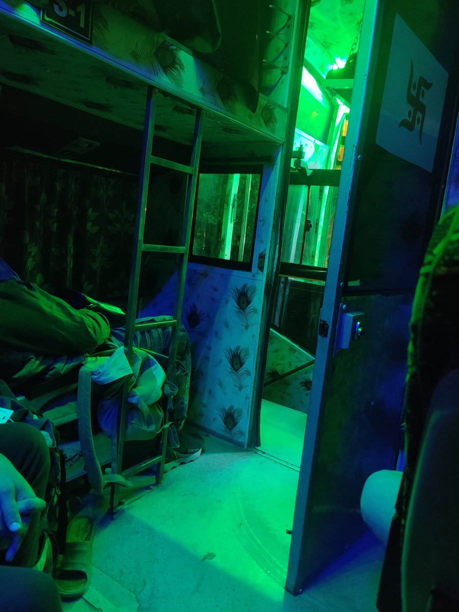 getting__iNsAnE's tweet photo. @ixigo @abhibus Booked a ticket from Lucknow to Delhi. Asked to seat in different bus which is very pathetic. Original departure time 10:30pm. It's 12:30am and still bus not departed. Looking for a full refund. Attaching photos of current bus. https://t.co/TeKEnuIlly