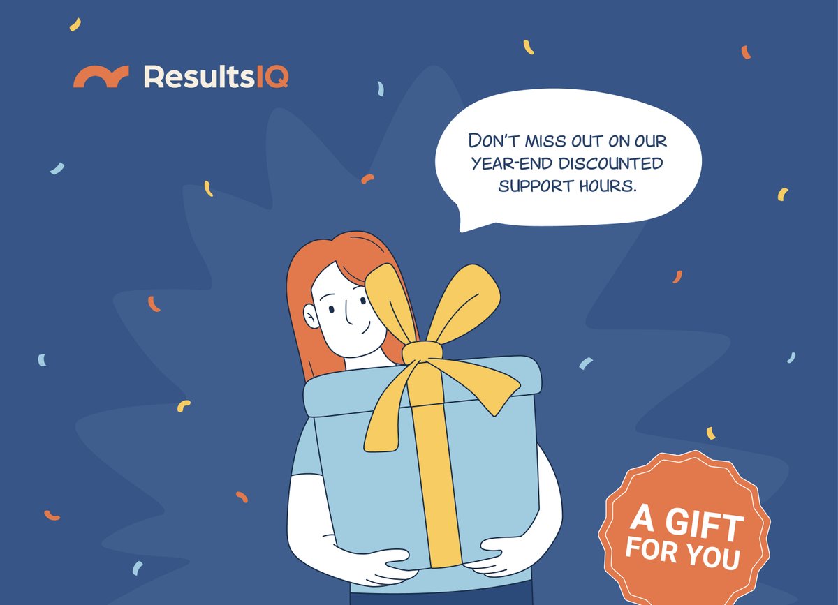 ResultsIQ's tweet image. Low commitment, high flexibility. Pre-purchase support hours for reports, audits, training, and more—all at 2024 rates.  It’s the perfect holiday gift for your business! 🎁😉 
#HubSpotExperts #DiamondPartner