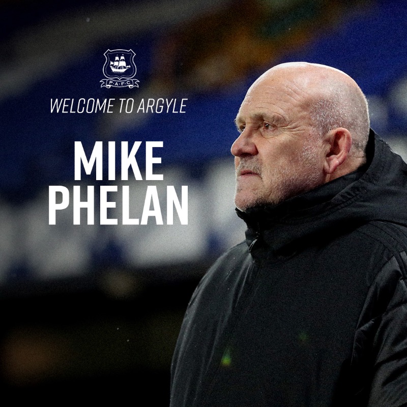 Argyle's tweet photo. Pete Shuttleworth has departed his role as Assistant Head Coach by mutual consent, for personal reasons. 
 
Head Coach Wayne Rooney has brought in Mike Phelan as his replacement, with immediate effect.