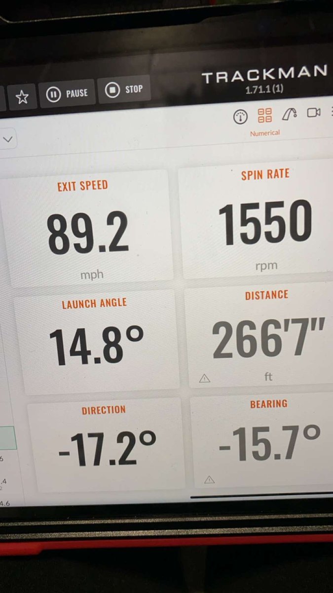 AdenR2026's tweet photo. 🧱 New Exit Velo PR-89.2 🧱@ChazStevens10 https://t.co/L32fnjeqFK