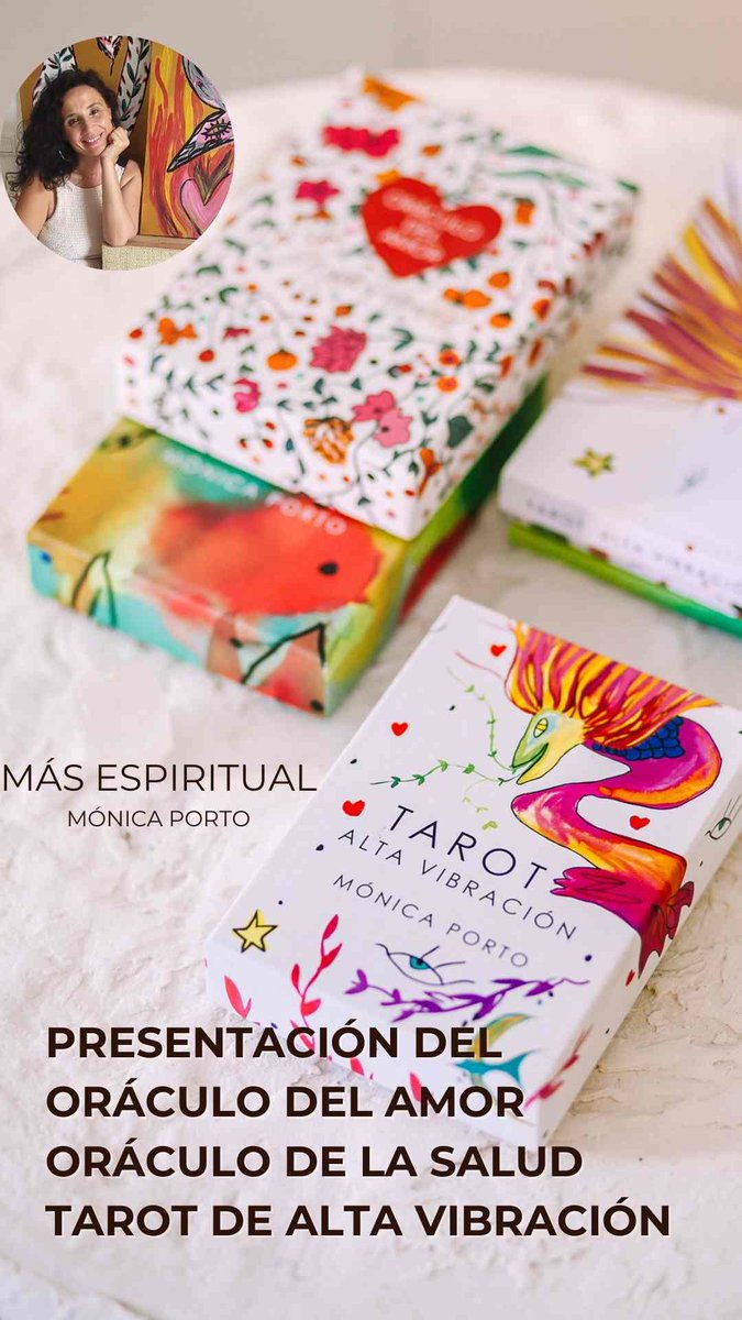 monicaportop's tweet photo. Aquí tenéis el video donde explico el proceso de creación y diseño del Oráculo del Amor,Oráculo de la Dalud y el Tarot de Alta vibración.
https://t.co/QdBd5RbdjM https://t.co/bqX5xRa4xC