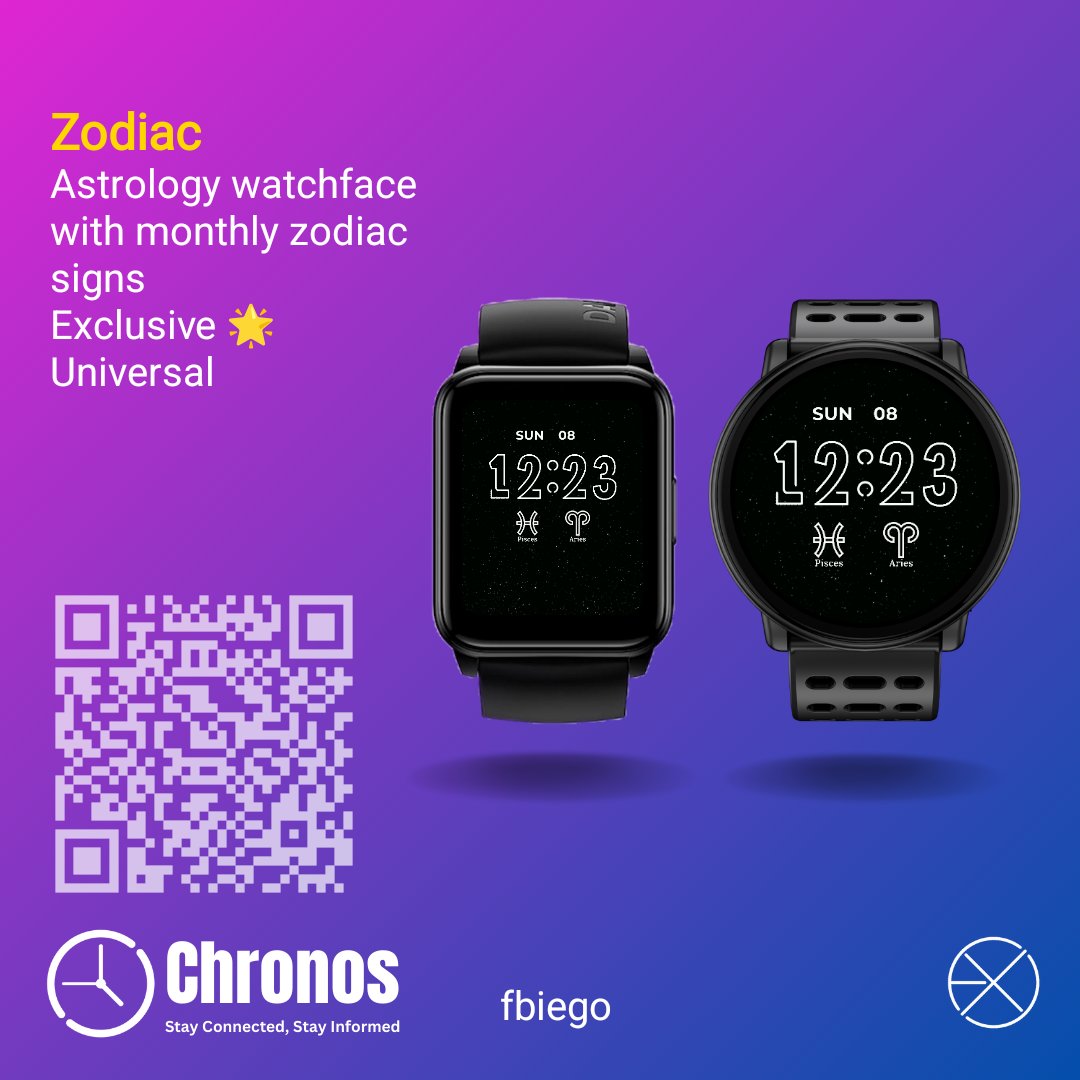 chronos_app's tweet image. Zodiac
Astrology watchface with monthly zodiac signs
chronos.ke/dials?share=9a…
@chronos_app #chronos #Universal