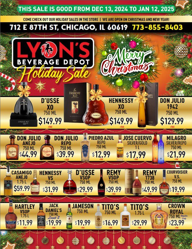 LYONS beverage DEPOT Chicago tweet media
