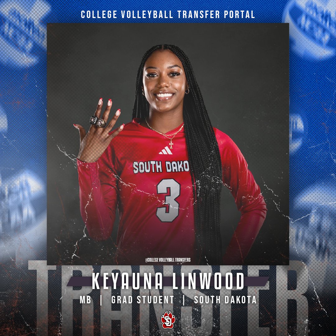 𝗜𝗻 𝗧𝗵𝗲 𝗣𝗼𝗿𝘁𝗮𝗹

✏️: Keyauna Linwood
🏐: MB
🎓: Grad Student
📍: South Dakota

#CollegeVBTransfers | #NCAAWVB