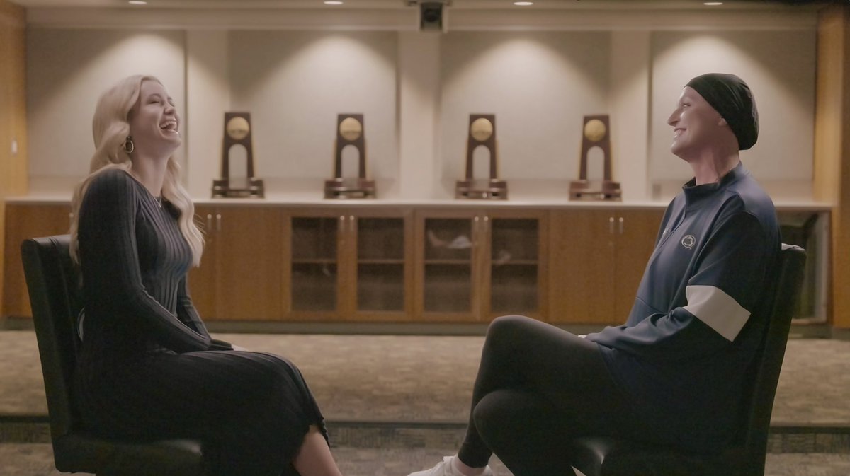 Emily Ehman (@emilyehman) on Twitter photo A few weeks ago I had the incredible opportunity to sit down with <a href="/CoachKatiePSU/">Katie Schumacher-Cawley</a> for <a href="/espn/">ESPN</a> & talk about <a href="/PennStateVBALL/">Penn State Women’s Volleyball</a>’s historic season while she simultaneously battles breast cancer.
Katie, I can’t thank you enough for opening up and trusting me to help tell your story🤍 A few weeks ago I had the incredible opportunity to sit down with <a href="/CoachKatiePSU/">Katie Schumacher-Cawley</a> for <a href="/espn/">ESPN</a> & talk about <a href="/PennStateVBALL/">Penn State Women’s Volleyball</a>’s historic season while she simultaneously battles breast cancer.
Katie, I can’t thank you enough for opening up and trusting me to help tell your story🤍