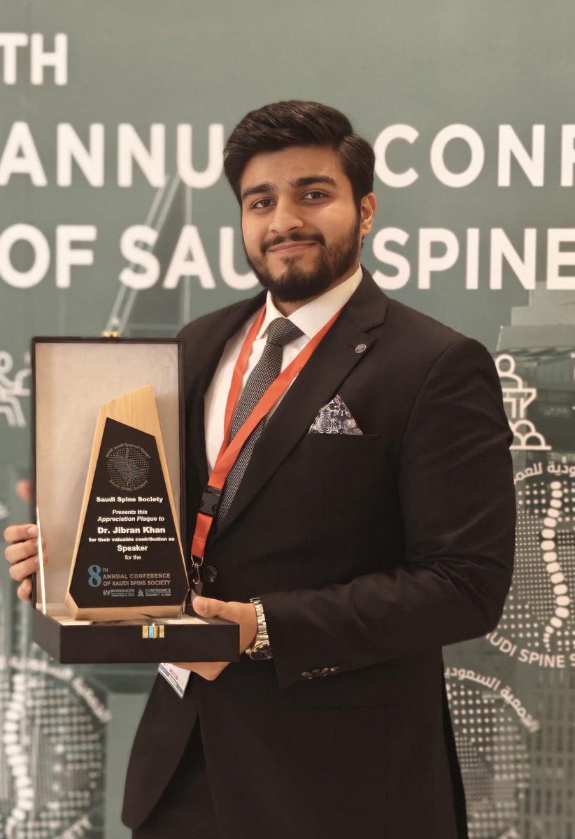 Day 2 at the Saudi Spine Conference 🇸🇦
It was a great honor to meet Prof. <a href="/abdelbarrspine/">Muhammad Abd-El-Barr MD PhD FAANS</a> and Dr. Ahmed Aoude today. I also had the opportunity to present our work, which made it even more memorable! Looking forward to what next year’s meeting will bring.