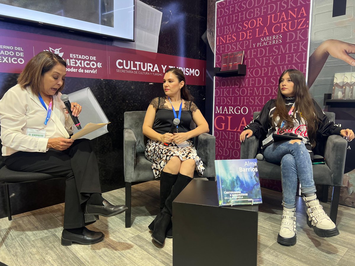 ceapefoem's tweet photo. Presentación de "Certidumbres e imaginarios en la acuarela" de Alma Barrios, en la #FILGuadalajara 📚 https://t.co/Vo3HKj0TC3