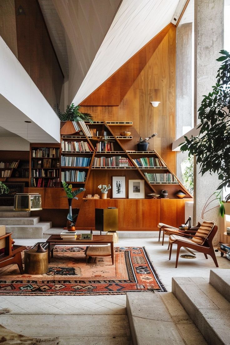 InteriorVibes0's tweet photo. A perfect blend of style and functionality! 🌿📖

#InteriorDesign #HomeDecor #DesignInspiration #Decor #InteriorStyling #ArchitecturalDesign #MidCenturyModern #LibraryGoals #CozyCorners #CreativeSpaces https://t.co/mO6wzXOrwE