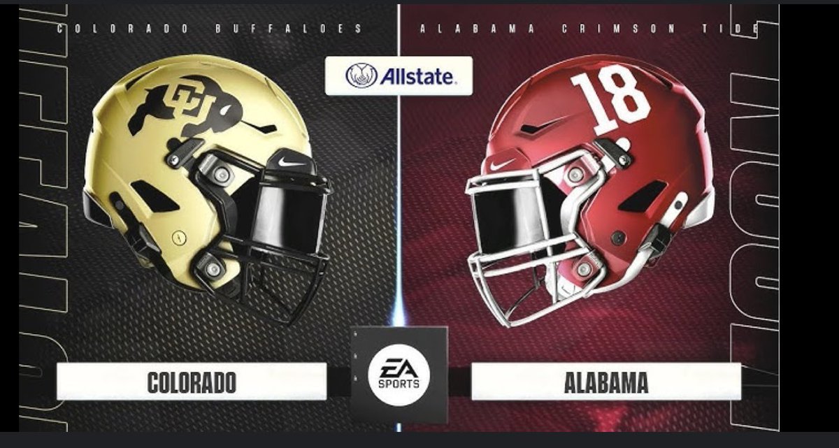 ThewillofJD's tweet photo. NCAA got a chance to do something epic
#Bama #Colorado #CFBPlayoffs #ESPN https://t.co/mNW5saVOOa