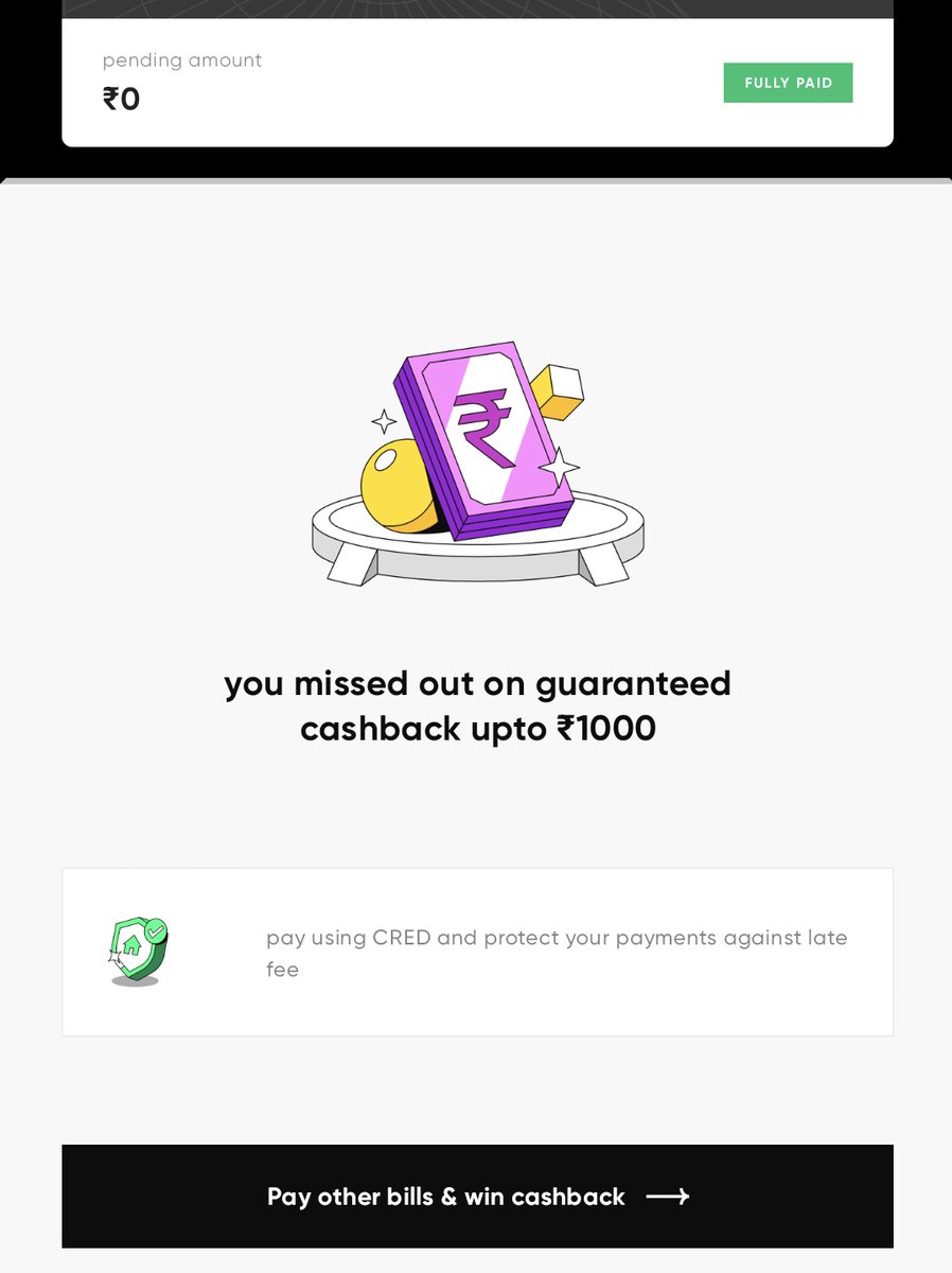 nikenjainj's tweet photo. @CRED_club - maybe stop making this notification so arrogant and instead try to understand why the payments are being made elsewhere if your cashback rewards are really that great? https://t.co/lqcu5WNOiP