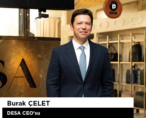 #DESA Desa CEO'su Burak Çelet

◾Türkiye'de 120 mağazamız bulunuyor

◾Avrupa'da önemli bir oyuncu olduk

◾İtalyan ustalara da dericiliği öğretiyoruz

◾Üretim tesislerinde GES kullanıyoruz 
 
◾Yalnızca et için kesilen hayvanların derilerini kullanıyoruz
