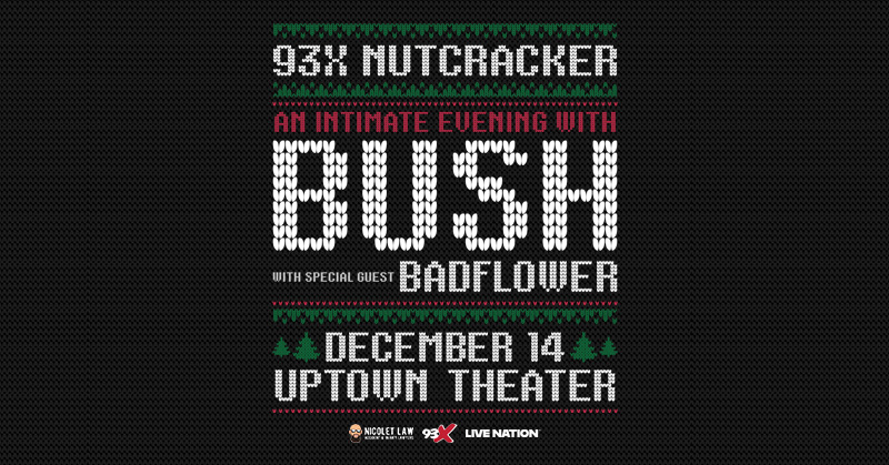 efetusmpls's tweet photo. Saturday, December 14th, @bushofficial headlines the @93XRadio Nutcracker at the @UptownTheaterMN (18+) and we have a pair of tickets to give away! RT to ETW and we'll pick a winner Monday at 1pm.
https://t.co/knm2dl4spS https://t.co/xmJOS8iFYZ