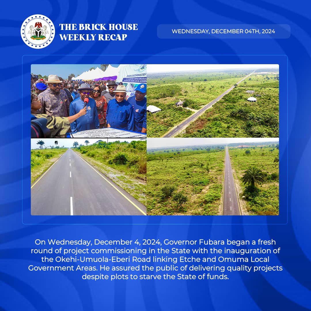 The Brick House Weekly Recap

#GovSimFubara #RiversStateGov #PortHarcourt