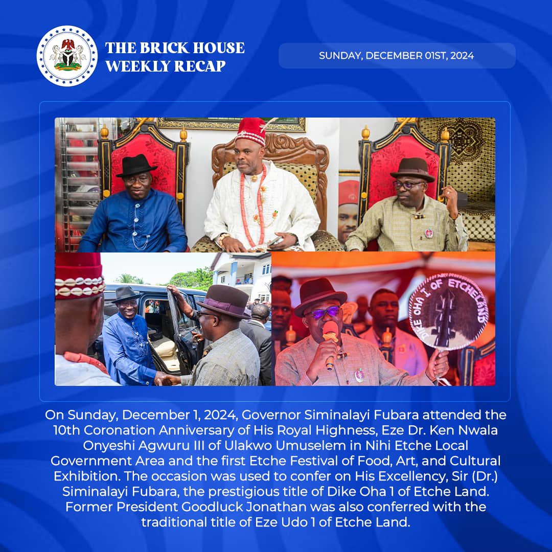 nairadiary's tweet photo. The Brick House Weekly Recap

#GovSimFubara #RiversStateGov #PortHarcourt https://t.co/cFghdn05mO