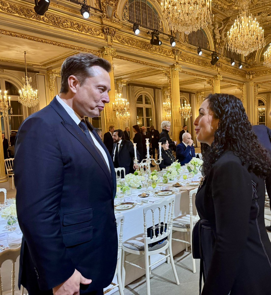 With <a href="/elonmusk/">Elon Musk</a> in Paris.

A great conversation about government efficiency and effectiveness, efforts to fight disinformation, as well as the importance of always respecting the will of the people.