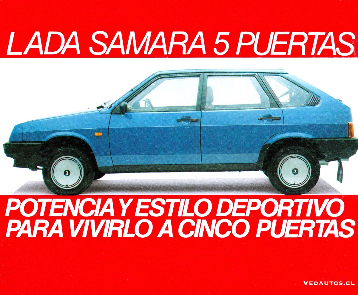 VeoAutos's tweet photo. LADA Samara Catálogo Presentación Carrocería 5 Puertas Chile Diciembre 1988, año en que se comercializan 118 unidades

+ Info https://t.co/H4xioNvO3J

#ladasamara #samara88 #samara89 #ladasamara5p @LadaChile @addict_car @thecarfactoids @RiveraNotario @avtovaz_news https://t.co/FEP9amedFh