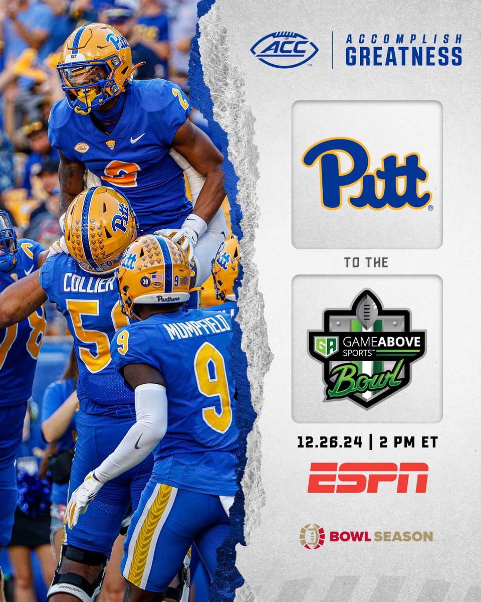 𝟐𝟎𝟐𝟒 𝐁𝐎𝐖𝐋 𝐒𝐄𝐀𝐒𝐎𝐍 🏈

The Panthers are headed to the <a href="/GameAboveBowl/">GameAbove Sports Bowl</a>!