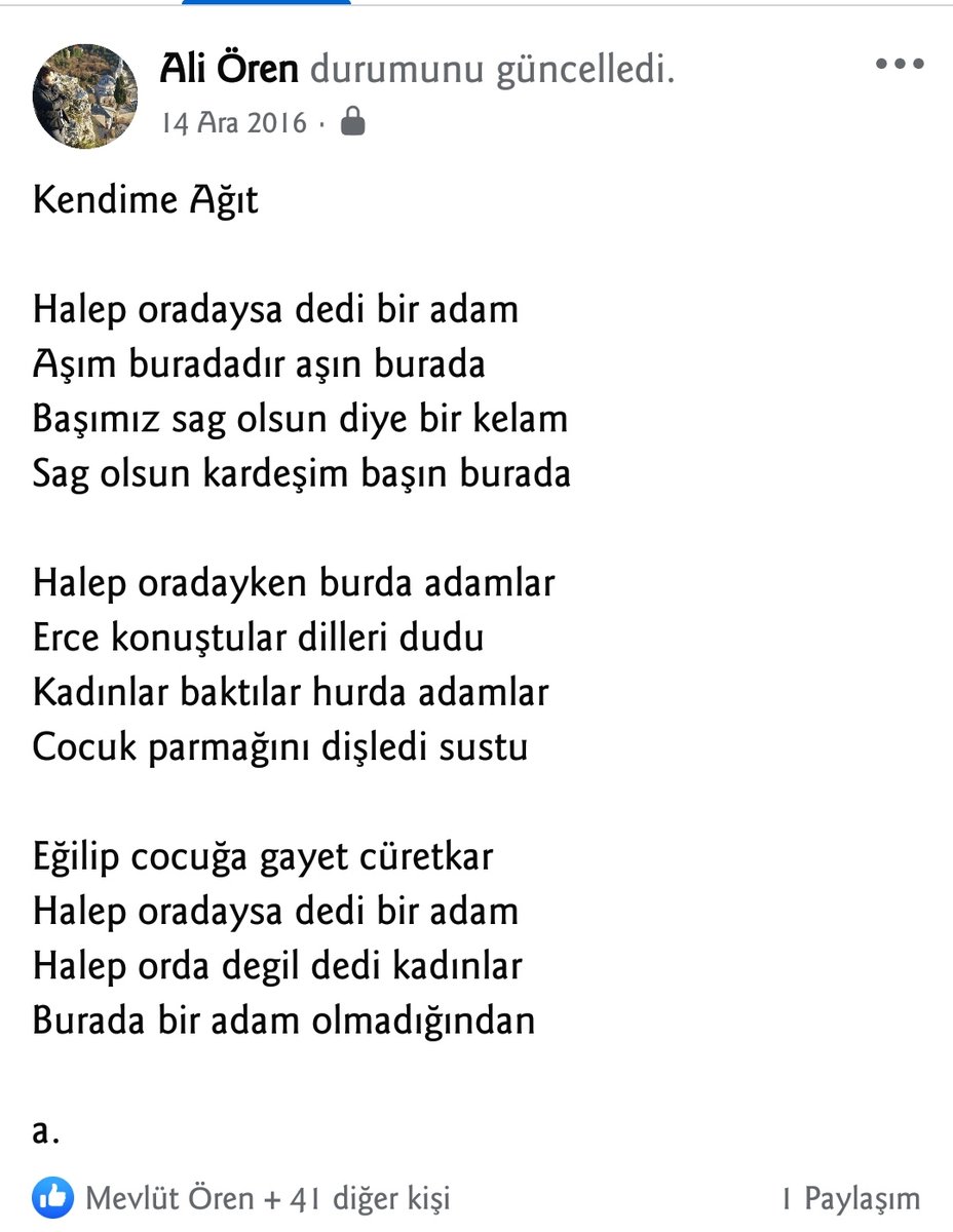 o günlerden bu günlere. Allah'a hamd, Adama ve Adamlara teşekkür... sefer de zafer de daim olsun inşallah.
