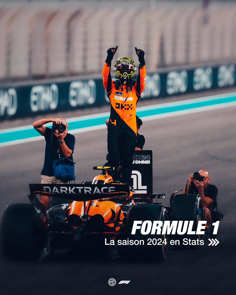 TearOffFR's tweet photo. 🔴 La saison 2024 de Formule 1 s’est conclue ce dimanche à Abu Dhabi ! 🔚

L’occasion pour nous de revenir sur les statistiques marquantes de cette saison folle ! 📊

(UN THREAD À DÉROULER 🧵) https://t.co/sPUKGL0aCK