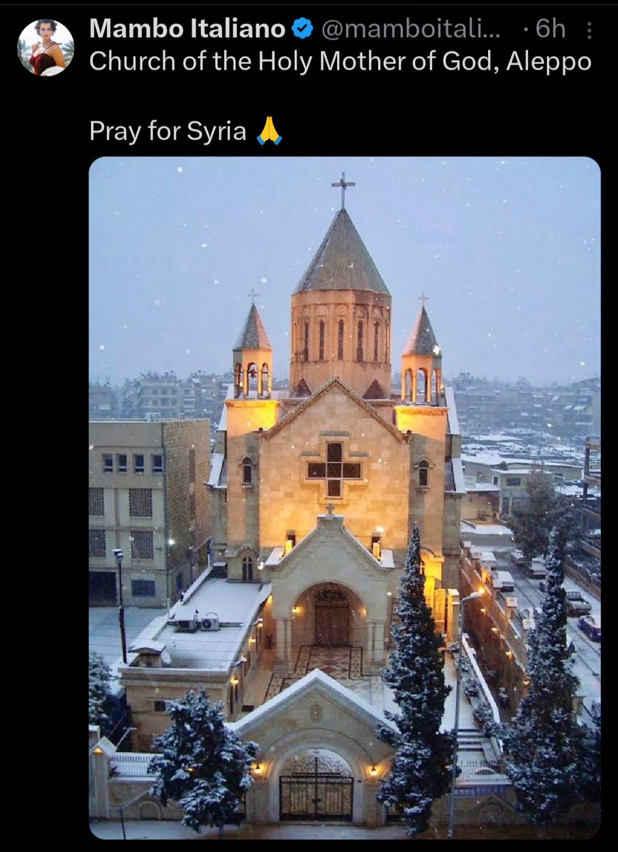 <a href="/netanyahu/">Benjamin Netanyahu - בנימין נתניהו</a> You have just sent to slaughter every Catholic, Orthodox and Coptic Christian in Syria but then again that's your MO.
You're doing that to the Palestinian Christians too. Odd how you want all Christians put to death and to eradicate these ancient Churches, monasteries and people.