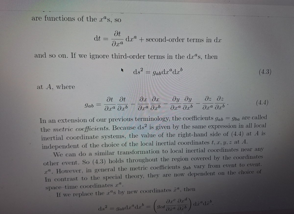 Chrispun_0518's tweet image. Sometimes, I do miss the good old days in school. 🥲 You can focus on whatever you like.

#Relativity
#Maths 
#DifferentialGeometry